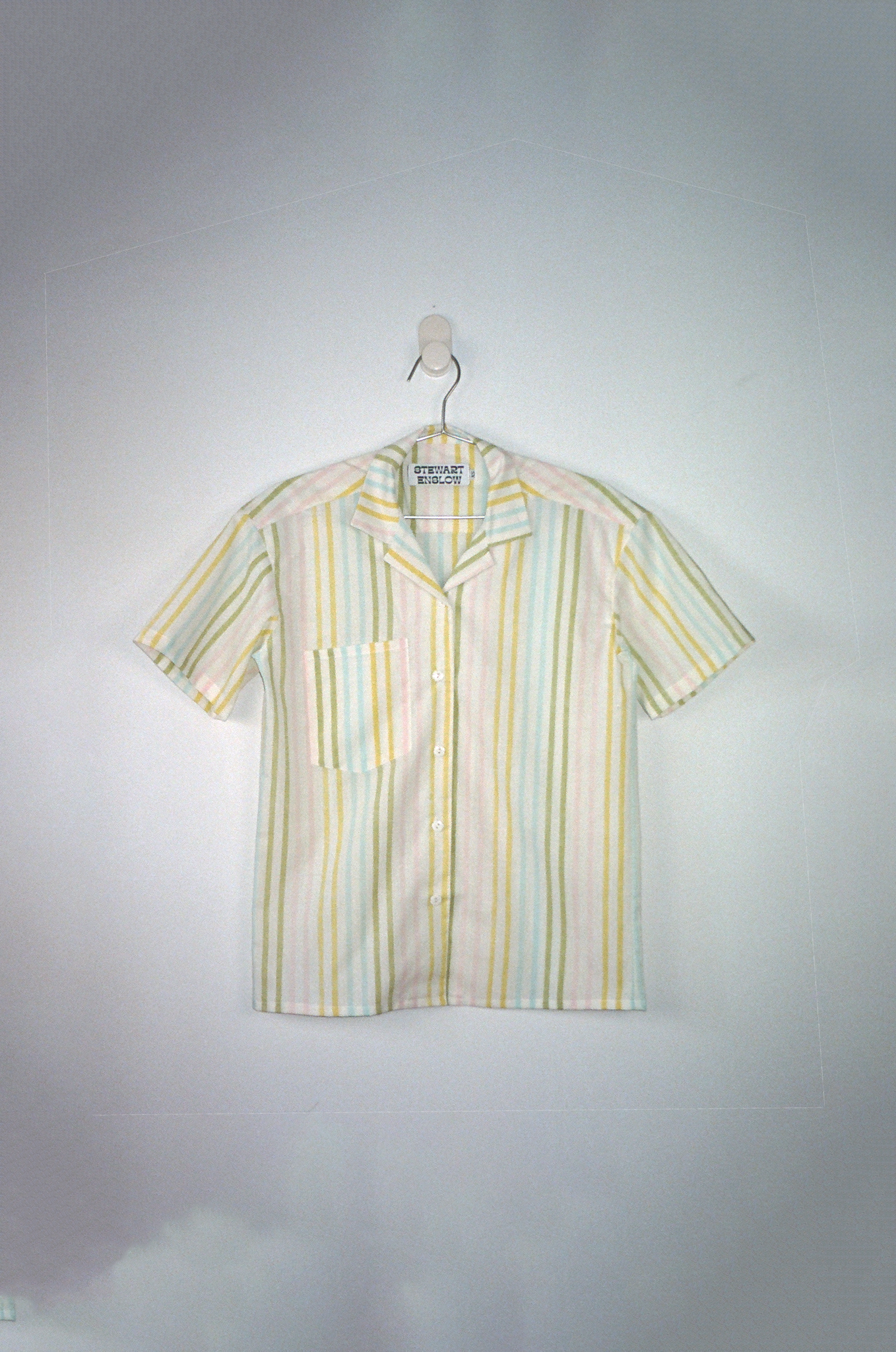 Summer Shirt- White Stripe - Stewart Enslow