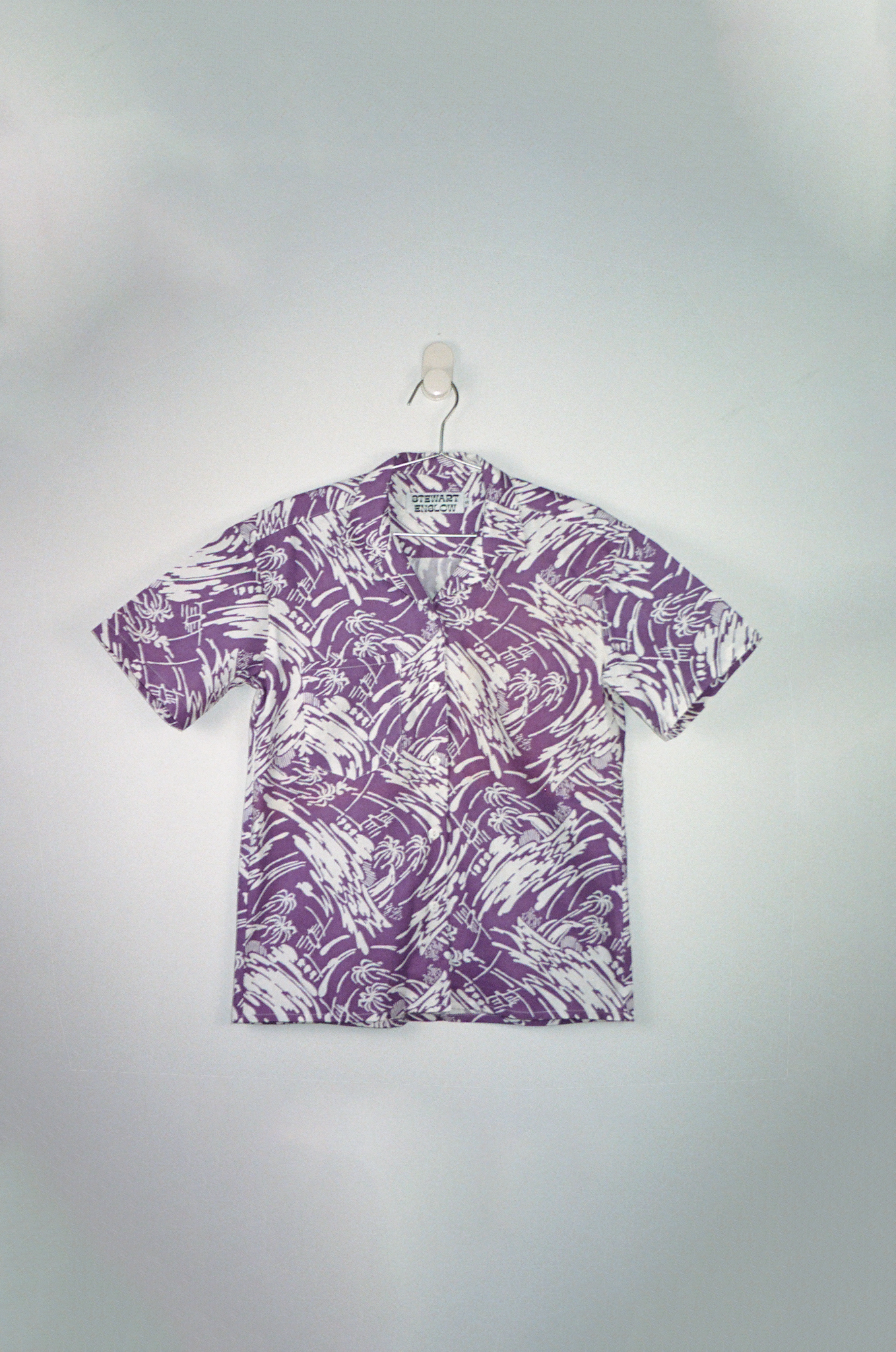Summer Shirt- Purple Wave - Stewart Enslow