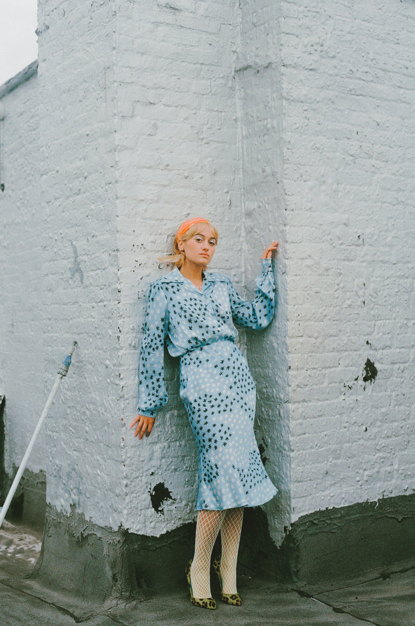 Cher Skirt in Blue - Stewart Enslow
